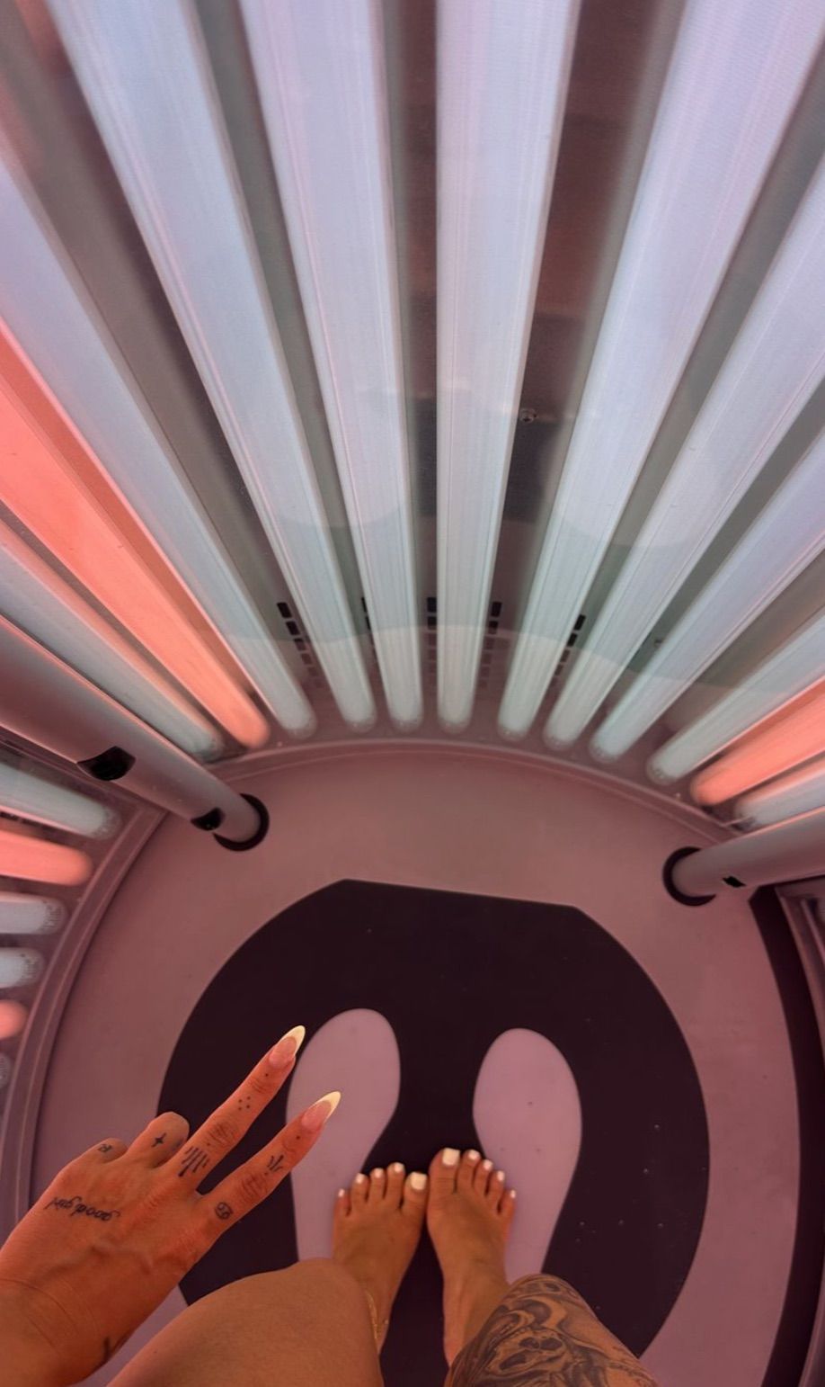 Tuba solarium widziana od środka